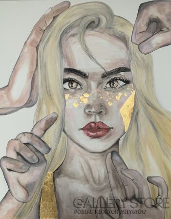 First35361 Last35361-Blonde woman-Akryl