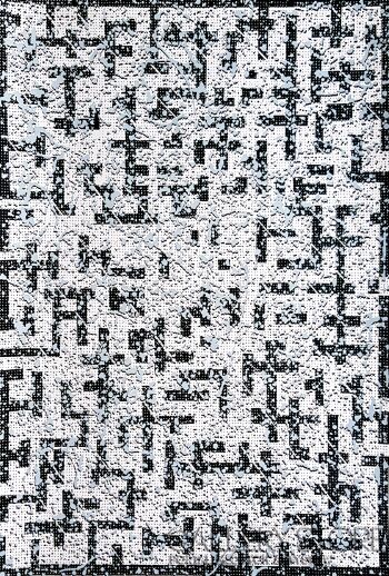 First27137 Last27137-Labyrinth-blizzard-white-Plakaty