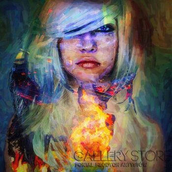 First31563 Last31563-Portret kobiety 3-Giclee