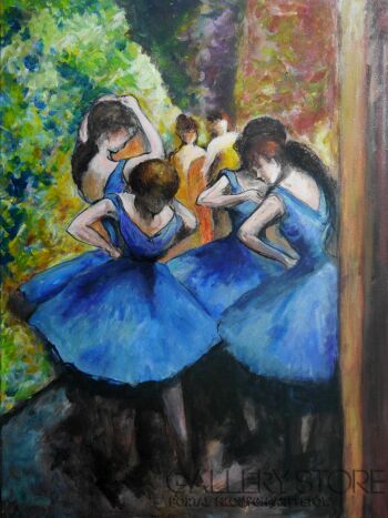 First35987 Last35987-Edgar Degas - Błękitne tancerki (kopia)-Akryl