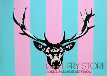 First26871 Last26871-Love, My Deer-Akryl