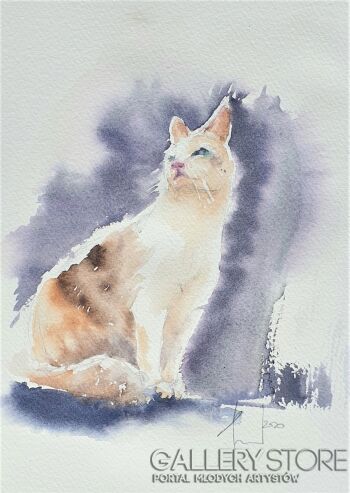 First26826 Last26826-PLAYING WITH CATS 2020.040-Akwarela