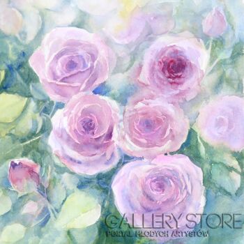 First26826 Last26826-ROSE ROSES-Akwarela