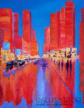 First32604 Last32604-Metropolis - red-Akryl