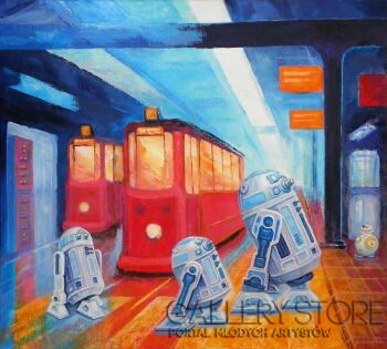 First32604 Last32604-Metropolis - tramwaje i R2-D2-Akryl