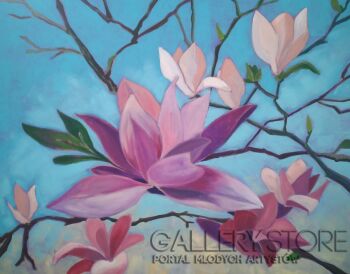 First30370 Last30370-"PĘDY MAGNOLII"-Akryl