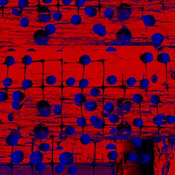 First28335 Last28335-Red and Blue-Technika mieszana