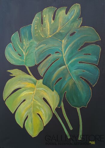 First40047 Last40047-Monstera-Akryl