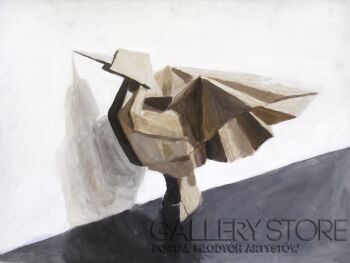 First40110 Last40110-Ptak origami-Akryl