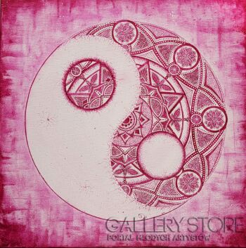First39128 Last39128-Obraz akrylowy - Mandala Yin&Yang-Akryl