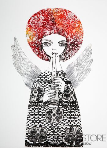 First29837 Last29837-Anioł Afro-Plakaty