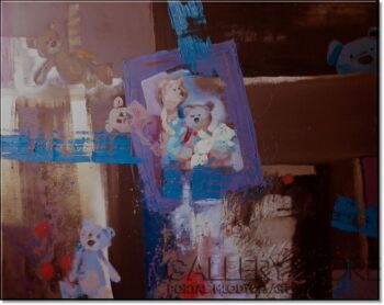 First190 Last190-Bears, 2012. oil on canvas. cm.60x81-Olej