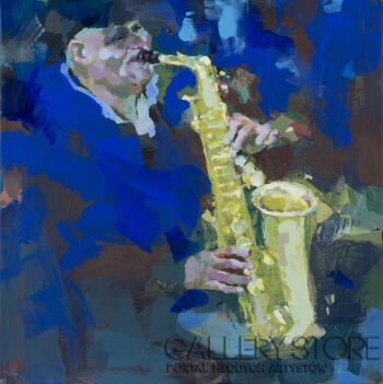First25723 Last25723-Uliczny jazz koncert przy parku-Akryl