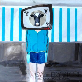First26349 Last26349-watch cow-Akryl