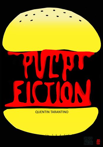 First26388 Last26388-Plakat filmowy Pulp Fiction-Rysunek