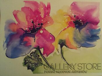 First26956 Last26956-Rainbow flower-Akwarela