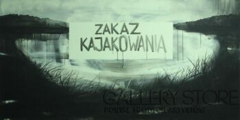 First472 Last472-Untitled - ''No canoeing''-Malarstwo