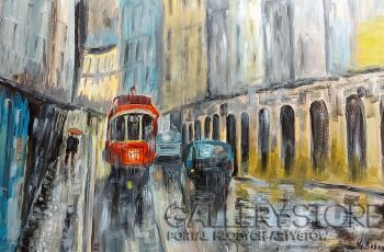 First35431 Last35431-Ulica w deszczu-Akryl