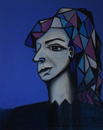 First40389 Last40389-Autoportret a'la Picasso-Akryl