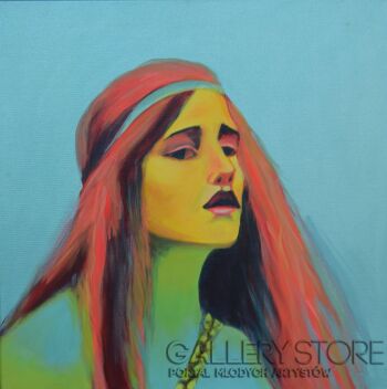 First40389 Last40389-Pop Art Lady of Sharlott-Akryl