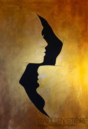 First32431 Last32431-GOLDEN COUPLE-Akryl