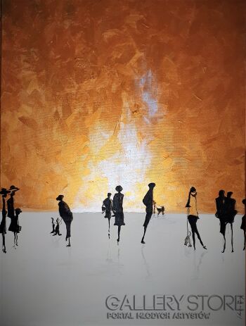 First32431 Last32431-THE GOLDEN SUNSET-Akryl