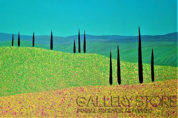 First147 Last147-Primavera in Val d'Orcia-Akryl