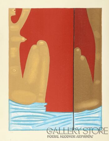 First32078 Last32078-AKT Z LUSTREM, 1998-Serigrafia