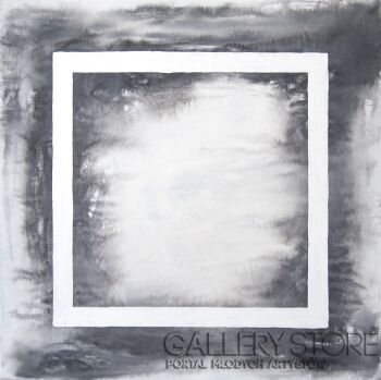 First32034 Last32034-BLACK & WHITE GEOMETRIC I-Akryl