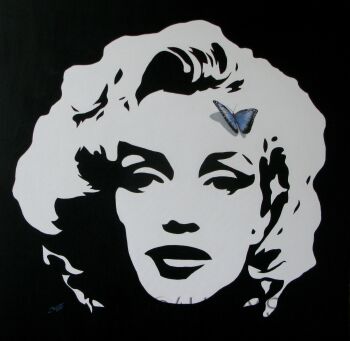 First34987 Last34987-Marilyn Monroe-Akryl