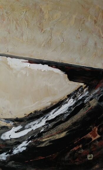 First29201 Last29201-Sea dune.-Technika mieszana
