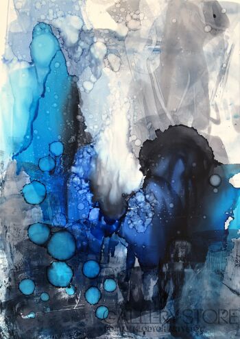 First34935 Last34935-Get high with blueness 3/3-Technika mieszana