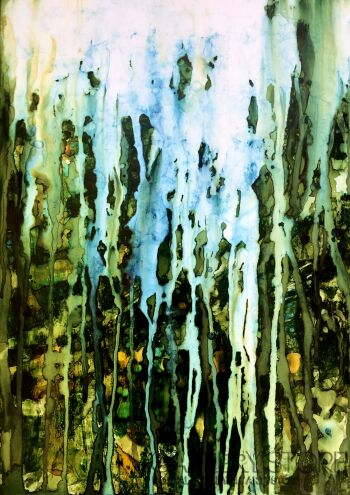 First34935 Last34935-In the depths of greenery-Technika mieszana