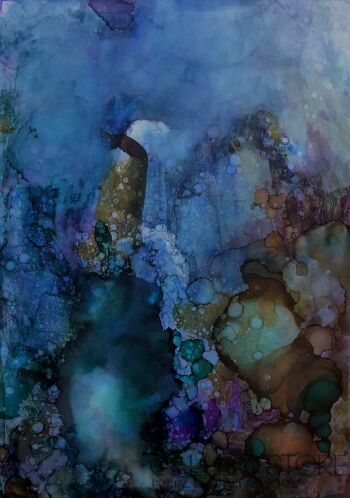 First34935 Last34935-Mysterious land of the subconscious-Technika mieszana