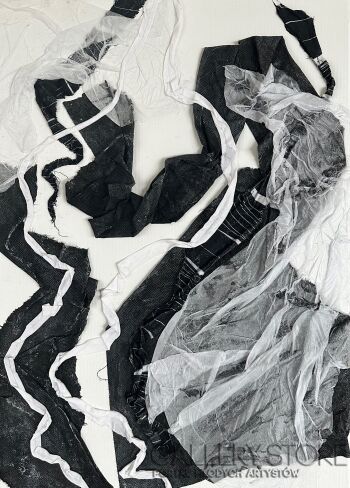 First34935 Last34935-Waves of revival black and white 3-Technika mieszana
