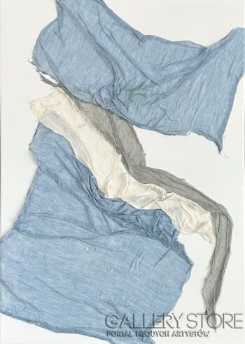 First34935 Last34935-Waves of revival blue 3/3-Technika mieszana