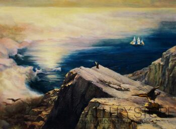 First31990 Last31990-kopia obrazu Ivana Ajvazovskiego -Olej