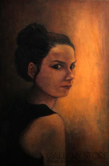 First31990 Last31990-Portret kobiety-Olej