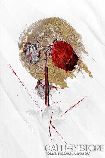 First38217 Last38217- Krótkotrwałość - Róża M-Giclee