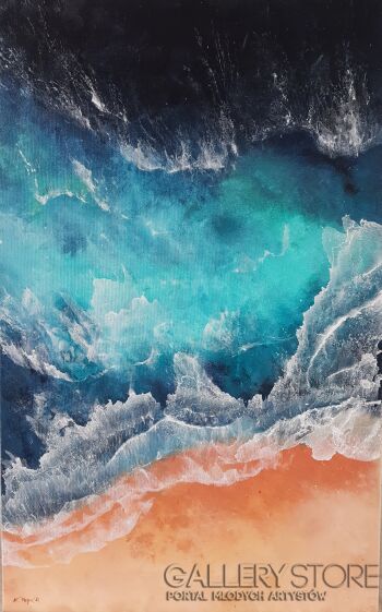 First29476 Last29476-Ocean's waves II-Akryl