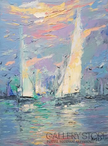 First29476 Last29476-Pastelowa impresja - impasto-Akryl