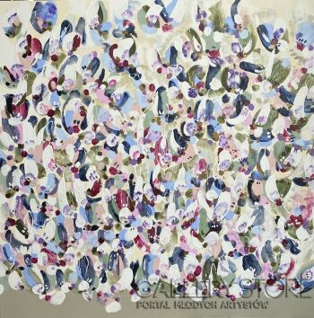 First27257 Last27257-"Flower market - magnolie”-Akryl
