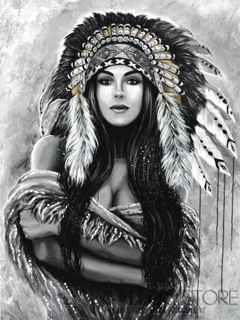 First34217 Last34217-Indianka Kuma-Giclee