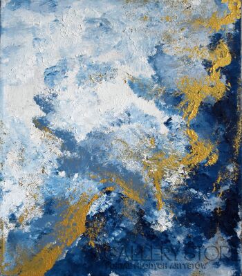 First34494 Last34494-deep blue-Akryl