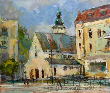 First188 Last188-Kościół św. Jakuba Apostoła w Człuchowie.-Olej