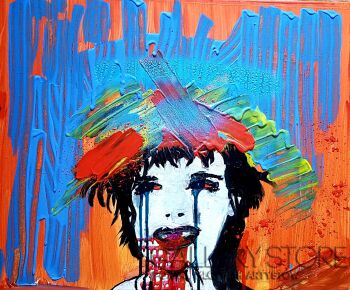 First29301 Last29301-Lipstik on the glass- KORA-Akryl
