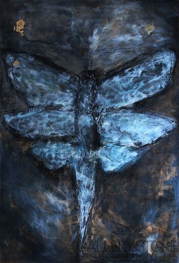 First26786 Last26786-Mixed media art - "Ćma"-Technika mieszana