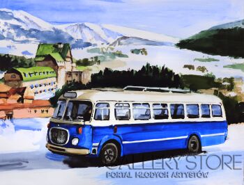 First29626 Last29626-Poranek w Karpaczu-Akwarela