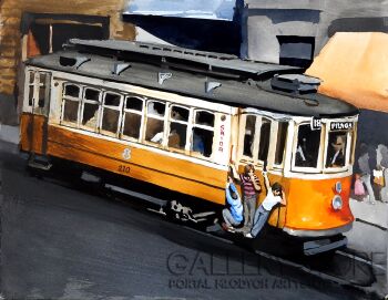 First29626 Last29626-Potro 1977. Młodzi na gapę wg. Tima Borica-Technika mieszana