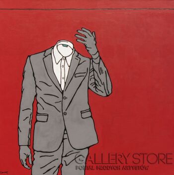 First30684 Last30684-Czerwony nr 2 / Where's your head at-Akryl